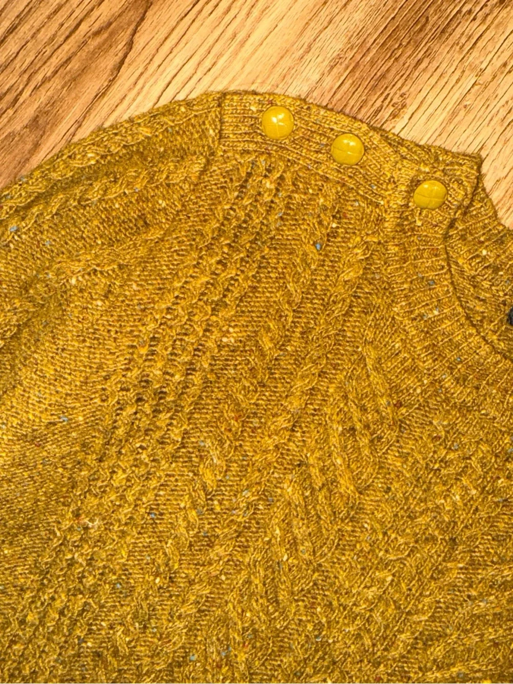 J. CREW Womens Sweater S Lambs Wool Blend Pullover Cable Knit Brown Confetti